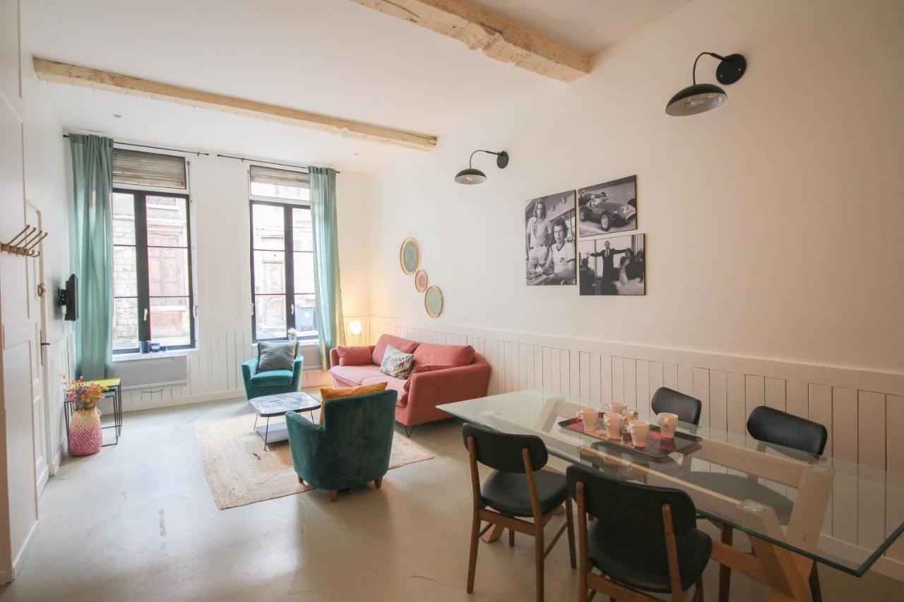 Ferienwohnung Heart Of The Old Town - Loft Style Ap Lille Exterior foto